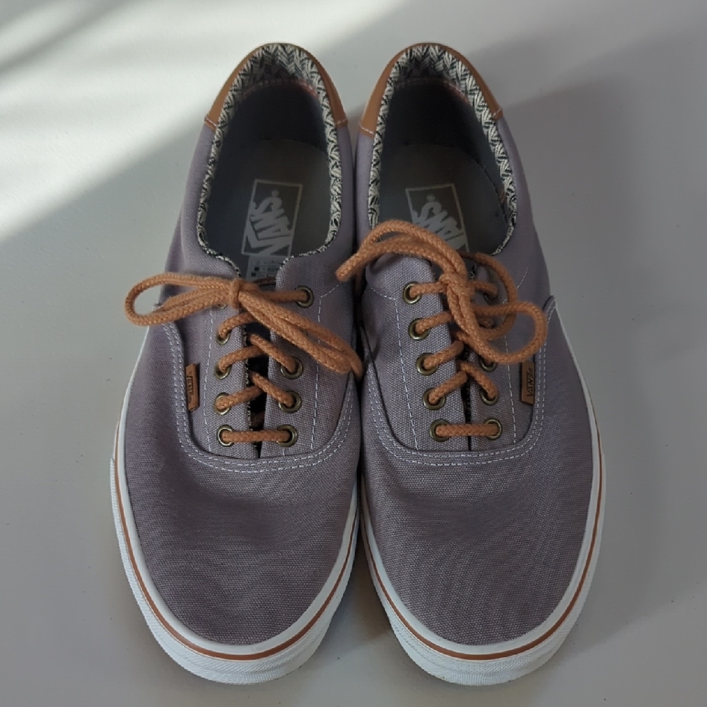 Vans, Era 59 Gray/Chevron Tie Sneakers. Size 12 - Picture 2 of 8